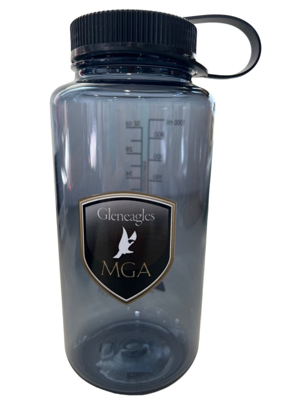 Nalgene Water Bottle 32 Oz 1000 ml Gleneagles MGA Measurement Markings Gray NEW
